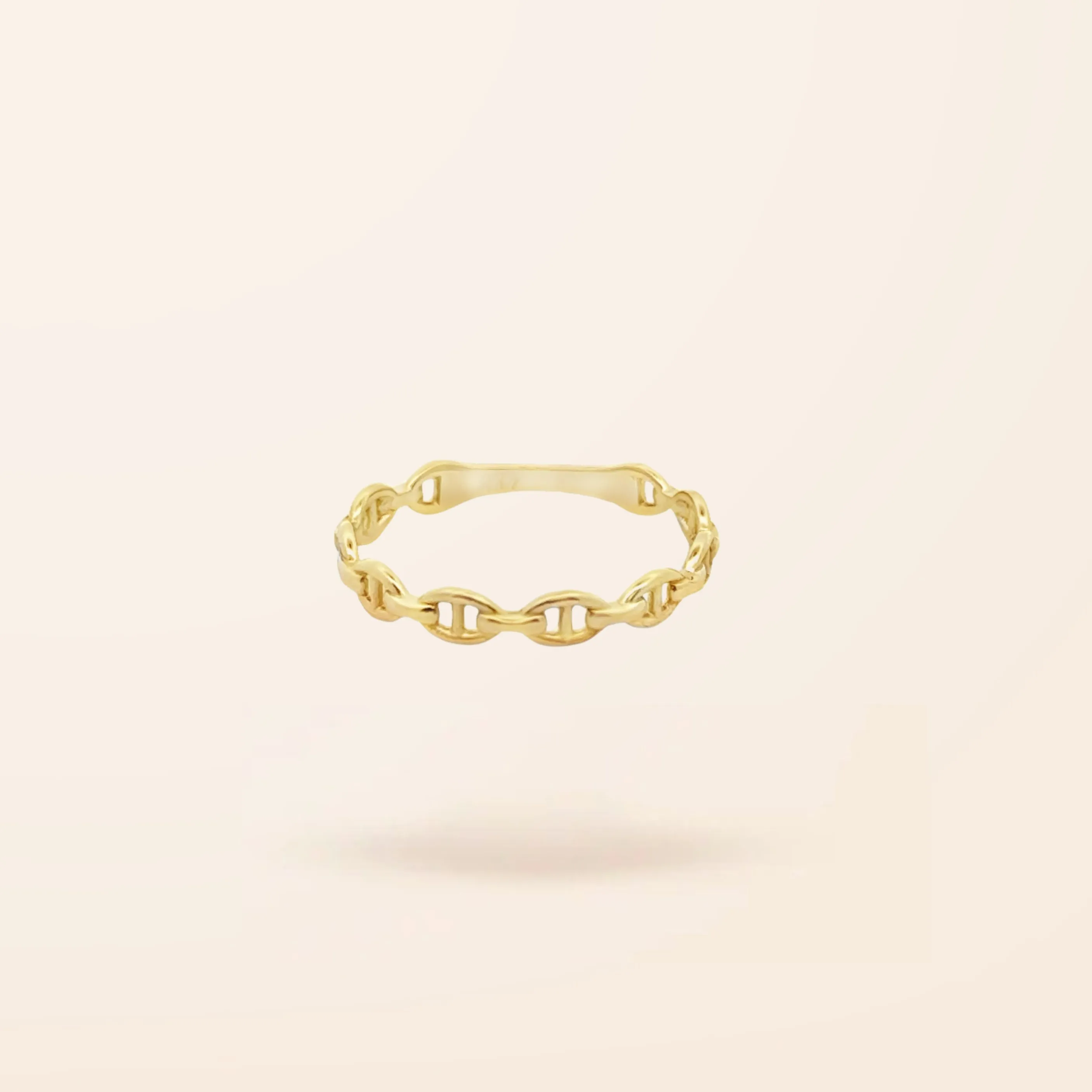 10K Gold Mariner Link Ring