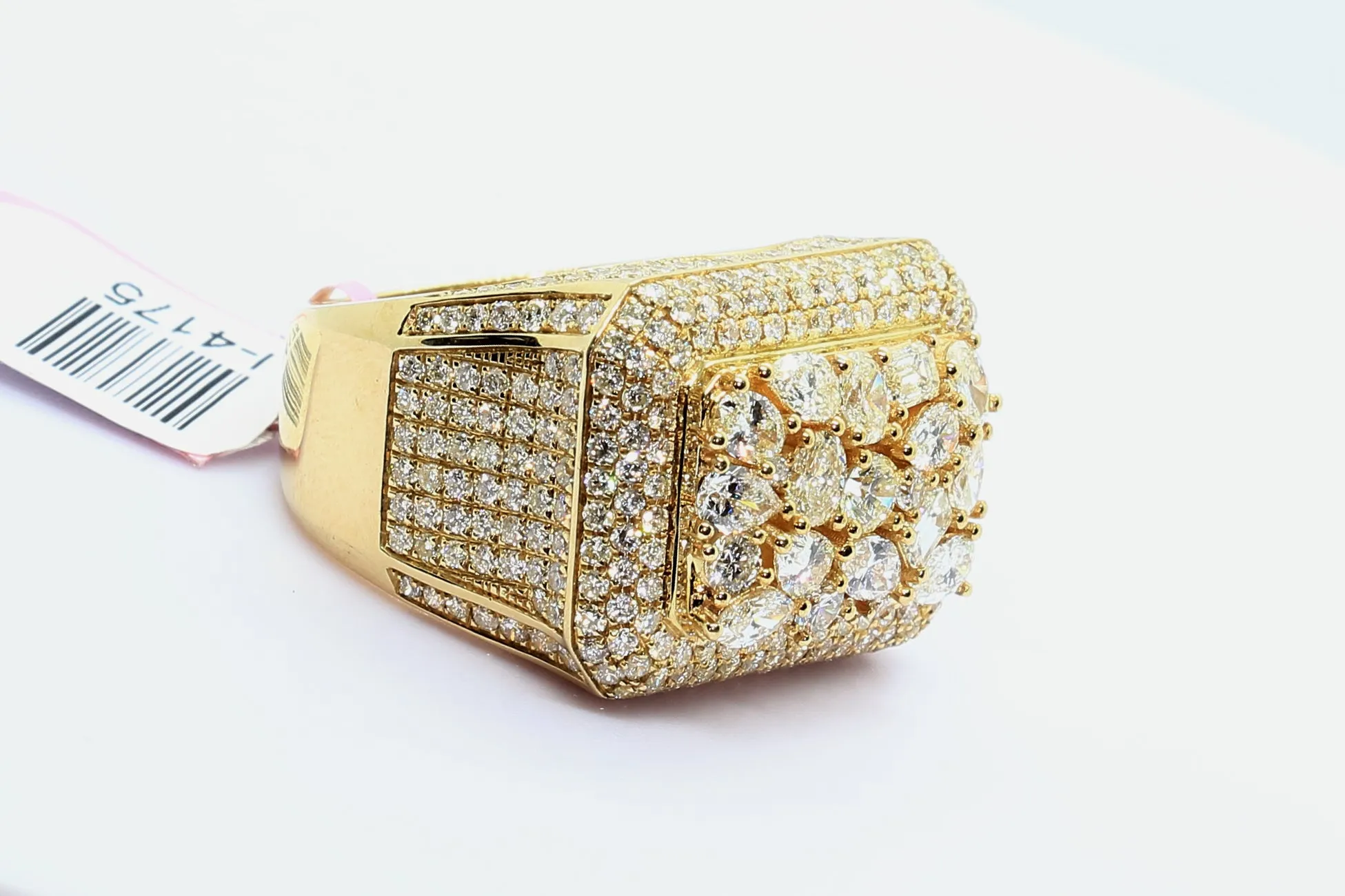 10K Yellow Gold Square Ring