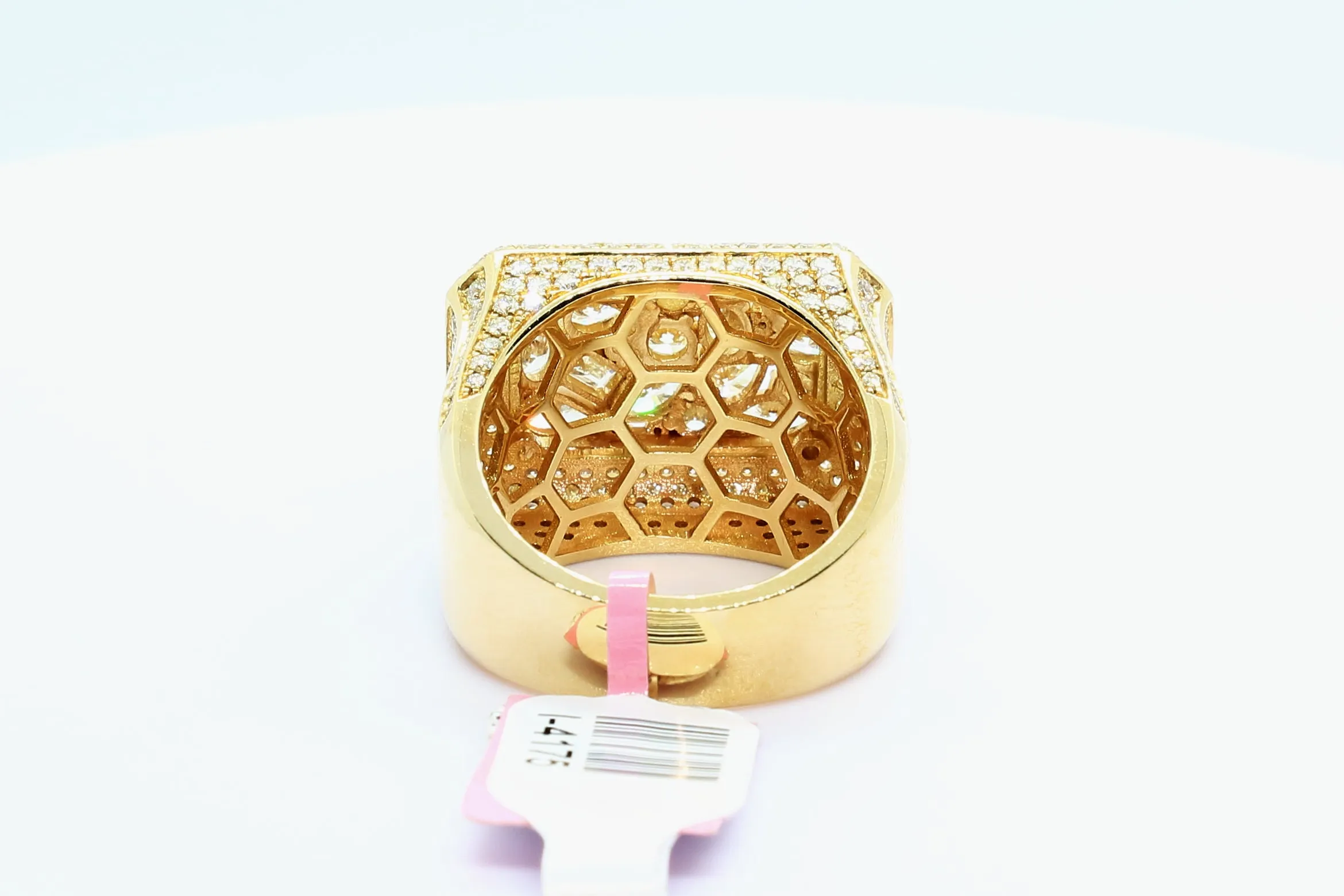 10K Yellow Gold Square Ring