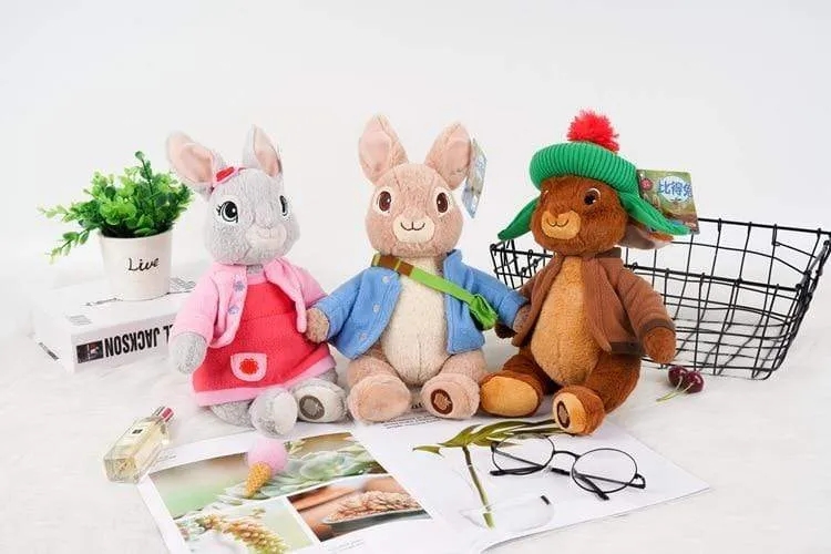 13/30/45cm New Petering Lily Ben Rabbit Plush Toys Cartoon Animal Soft Stuffed Dolls For Kid Birthday Christmas Gift