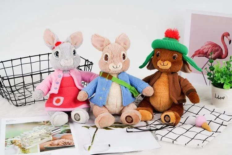 13/30/45cm New Petering Lily Ben Rabbit Plush Toys Cartoon Animal Soft Stuffed Dolls For Kid Birthday Christmas Gift