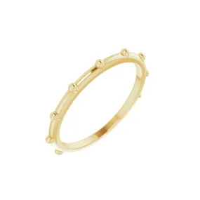 14k Cayman Stacking Ring