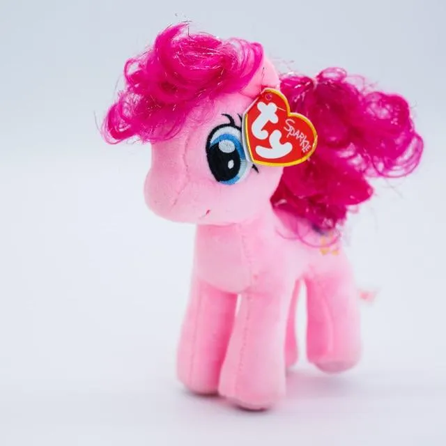 15cm Ty Beanie Animal Big Eyes Soft Stuffed Plush Colorful Pony With Shiny Wings The Multicolour Cute Pony Collection Doll Gift