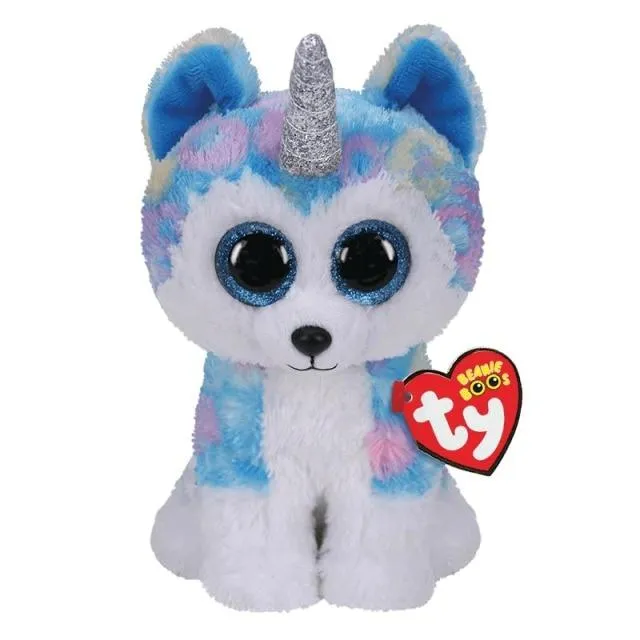 15cm Ty Beanie Animal Big Eyes Soft Stuffed Plush Colorful Pony With Shiny Wings The Multicolour Cute Pony Collection Doll Gift