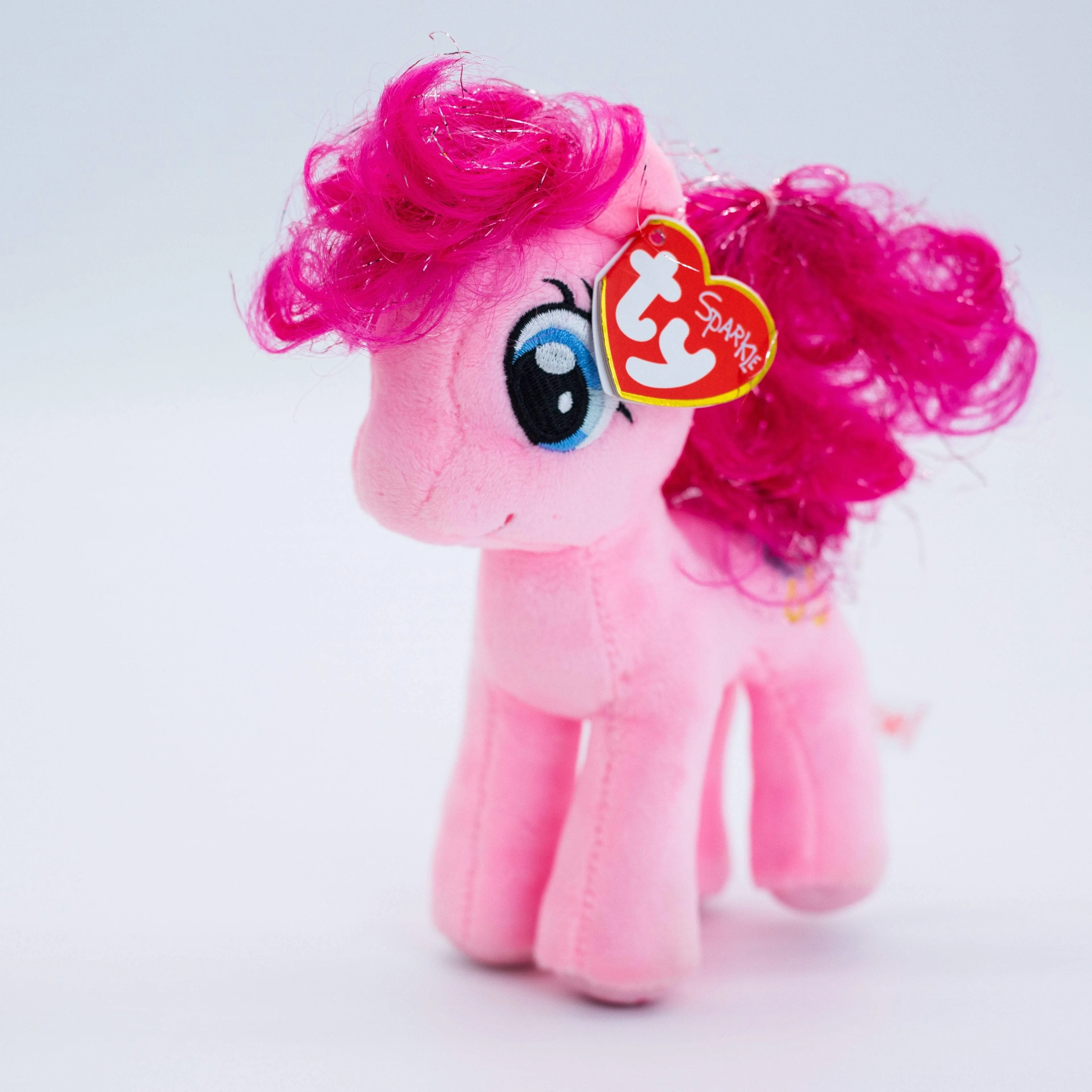 15cm Ty Beanie Animal Big Eyes Soft Stuffed Plush Colorful Pony With Shiny Wings The Multicolour Cute Pony Collection Doll Gift