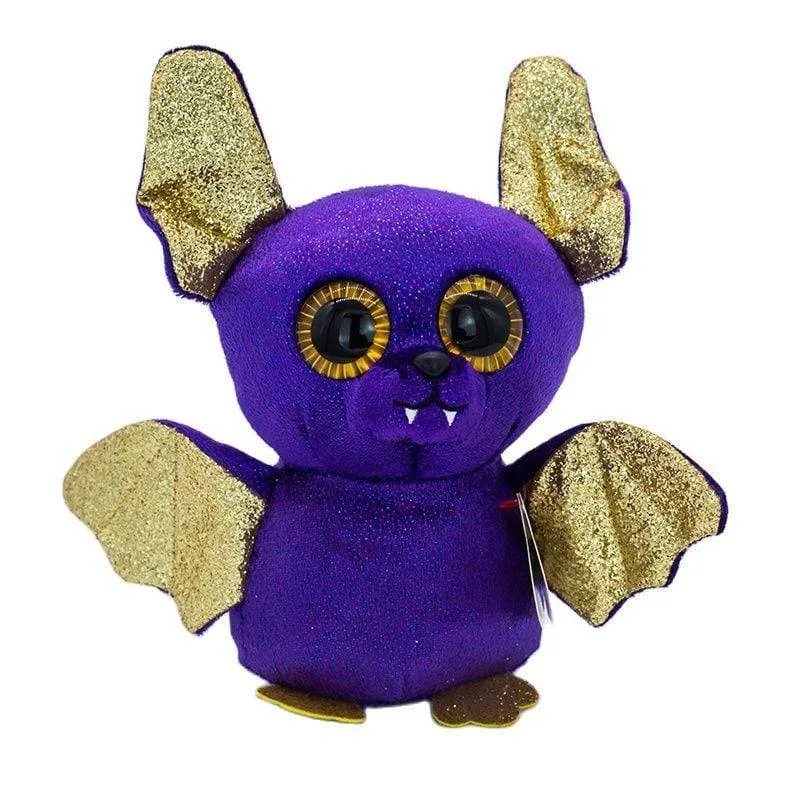 15cm Ty Big Glitter Eyes Halloween Beanies Series Plush Stuffed Animal Collectible Spider Bat Doll Toy Halloween Birthday Gift