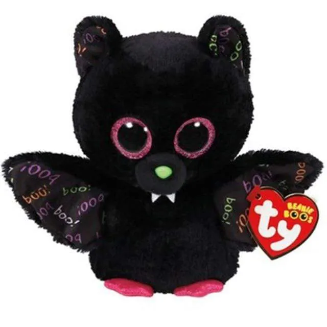 15cm Ty Big Glitter Eyes Halloween Beanies Series Plush Stuffed Animal Collectible Spider Bat Doll Toy Halloween Birthday Gift