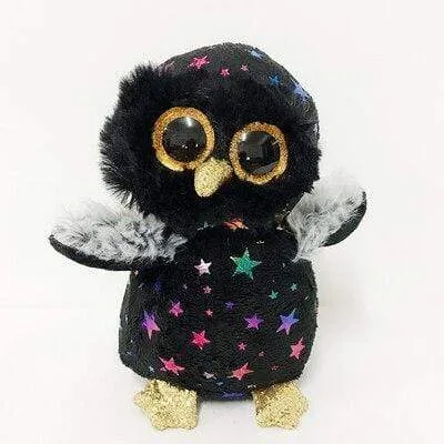 15cm Ty Big Glitter Eyes Halloween Beanies Series Plush Stuffed Animal Collectible Spider Bat Doll Toy Halloween Birthday Gift