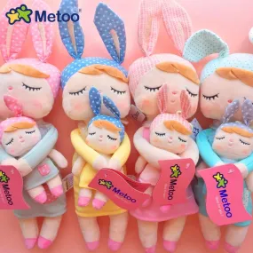 2 Piece Original Metoo Doll Plush Toys For Girls Baby Cute Rabbit Beautiful Angela Stuffed Animals For Kids