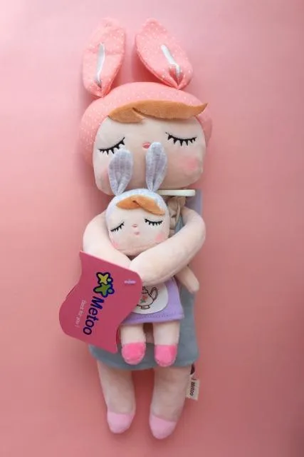 2 Piece Original Metoo Doll Plush Toys For Girls Baby Cute Rabbit Beautiful Angela Stuffed Animals For Kids