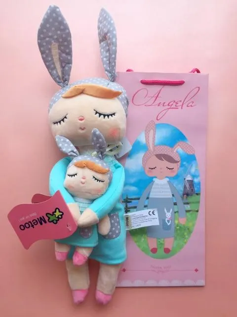 2 Piece Original Metoo Doll Plush Toys For Girls Baby Cute Rabbit Beautiful Angela Stuffed Animals For Kids