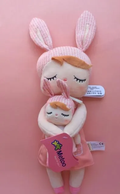 2 Piece Original Metoo Doll Plush Toys For Girls Baby Cute Rabbit Beautiful Angela Stuffed Animals For Kids