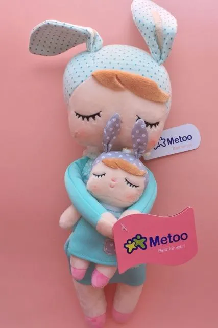 2 Piece Original Metoo Doll Plush Toys For Girls Baby Cute Rabbit Beautiful Angela Stuffed Animals For Kids