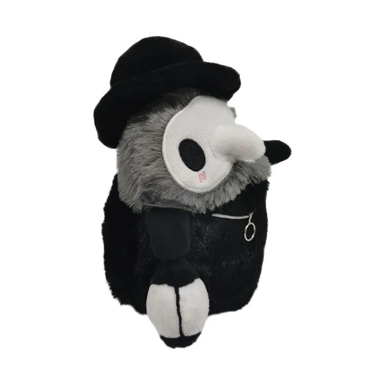 20cm Cartoon Animal Plague Doctor Stuffed Plush Toy Halloween Decoration Beak Doctor Party Prom Props Luminous Horrible Granny