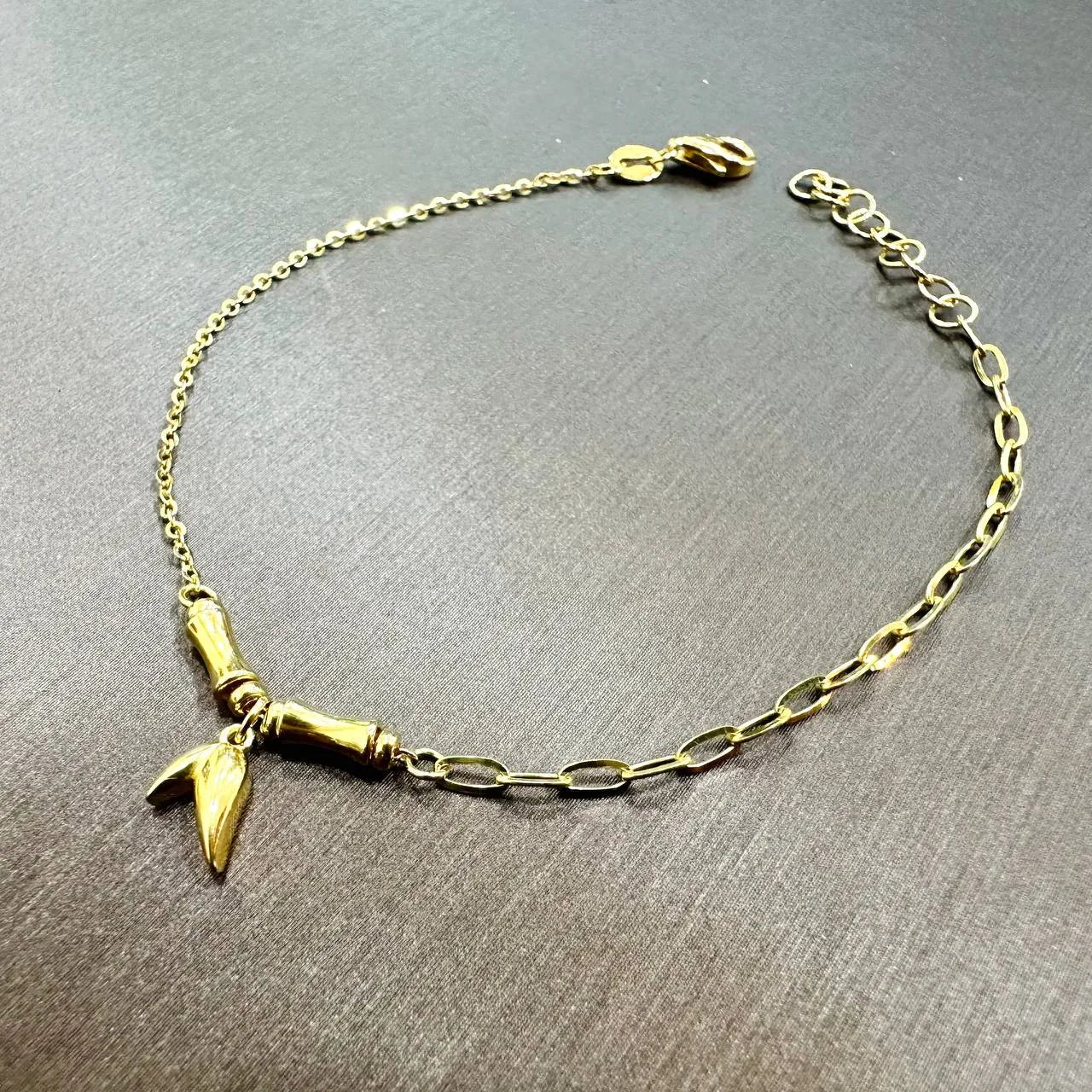 22k / 916 Gold Bamboo Bracelet