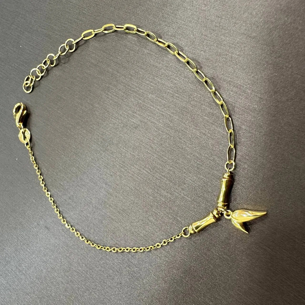 22k / 916 Gold Bamboo Bracelet