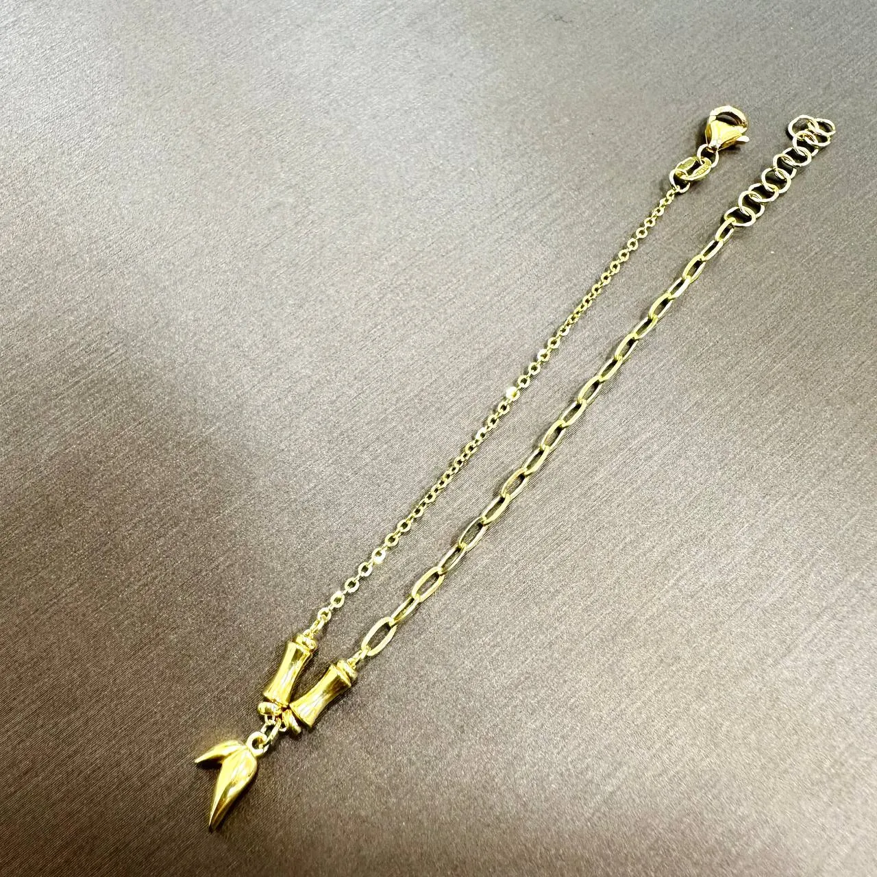 22k / 916 Gold Bamboo Bracelet