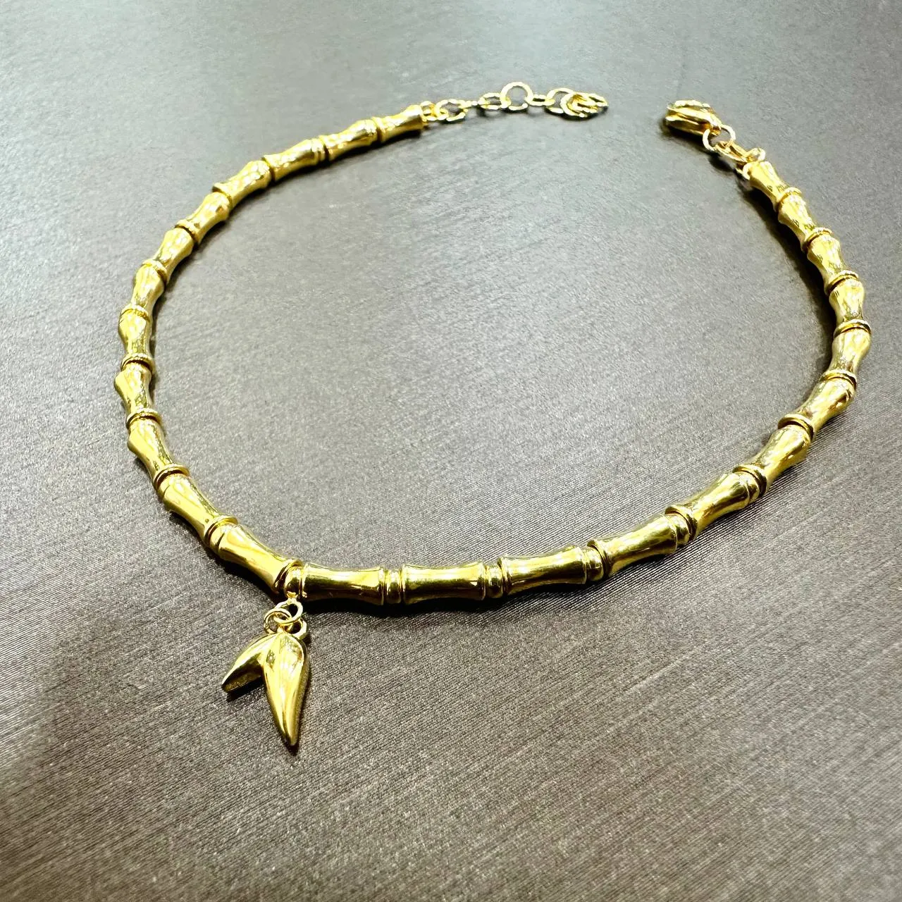 22k / 916 Gold Bamboo Bracelet