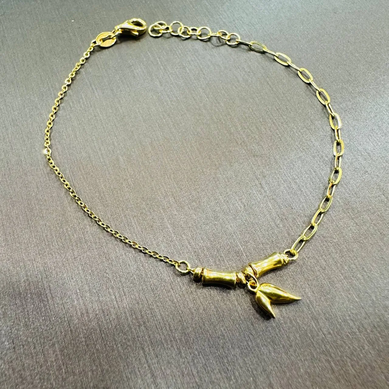 22k / 916 Gold Bamboo Bracelet