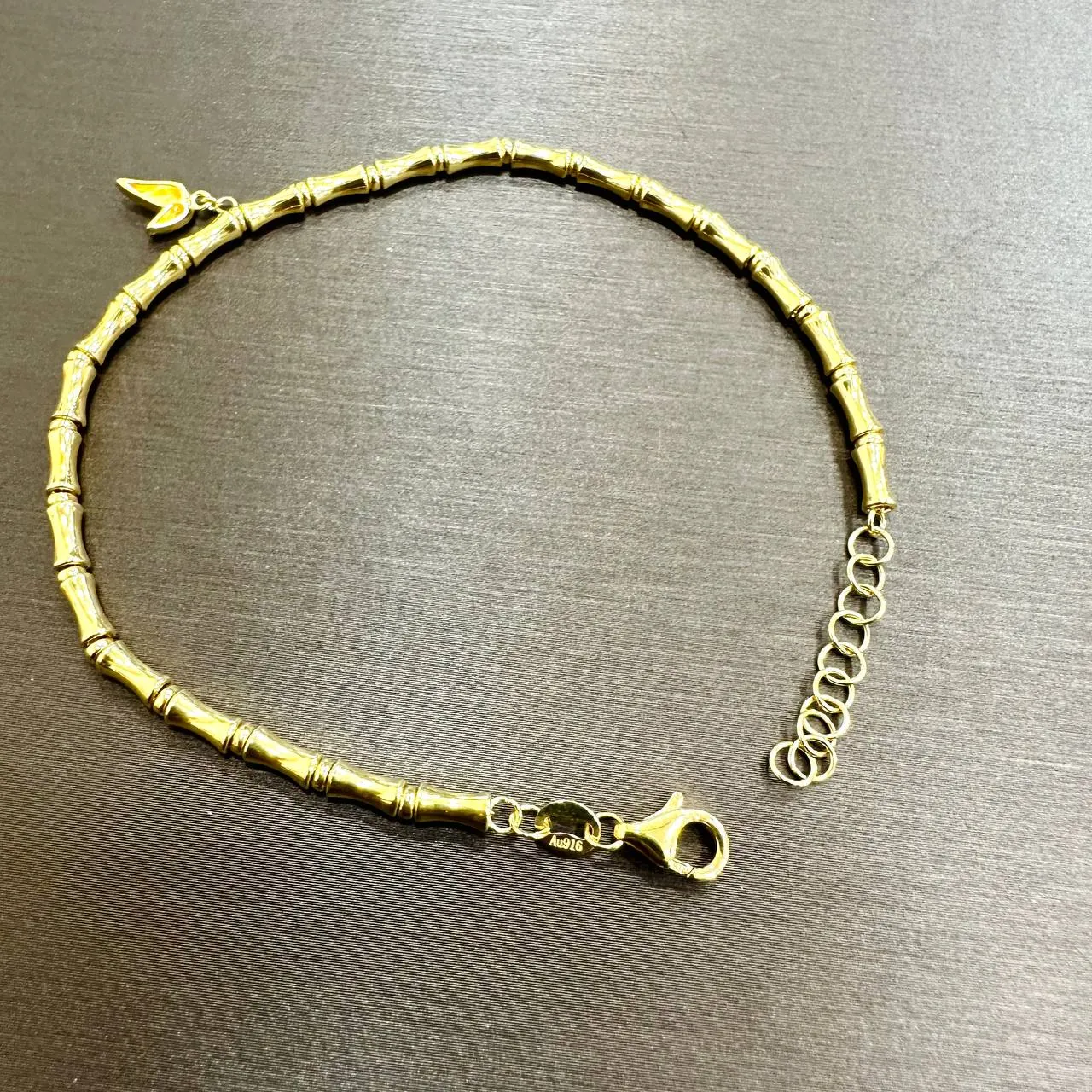 22k / 916 Gold Bamboo Bracelet