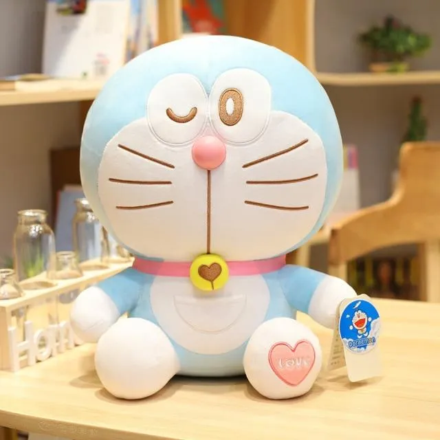 25/35/50cm Stand By Me Doraemon Plush Toys Cute Cat doll Soft Stuffed Animals Pillow Baby Toy For Kids Gifts Doraemon