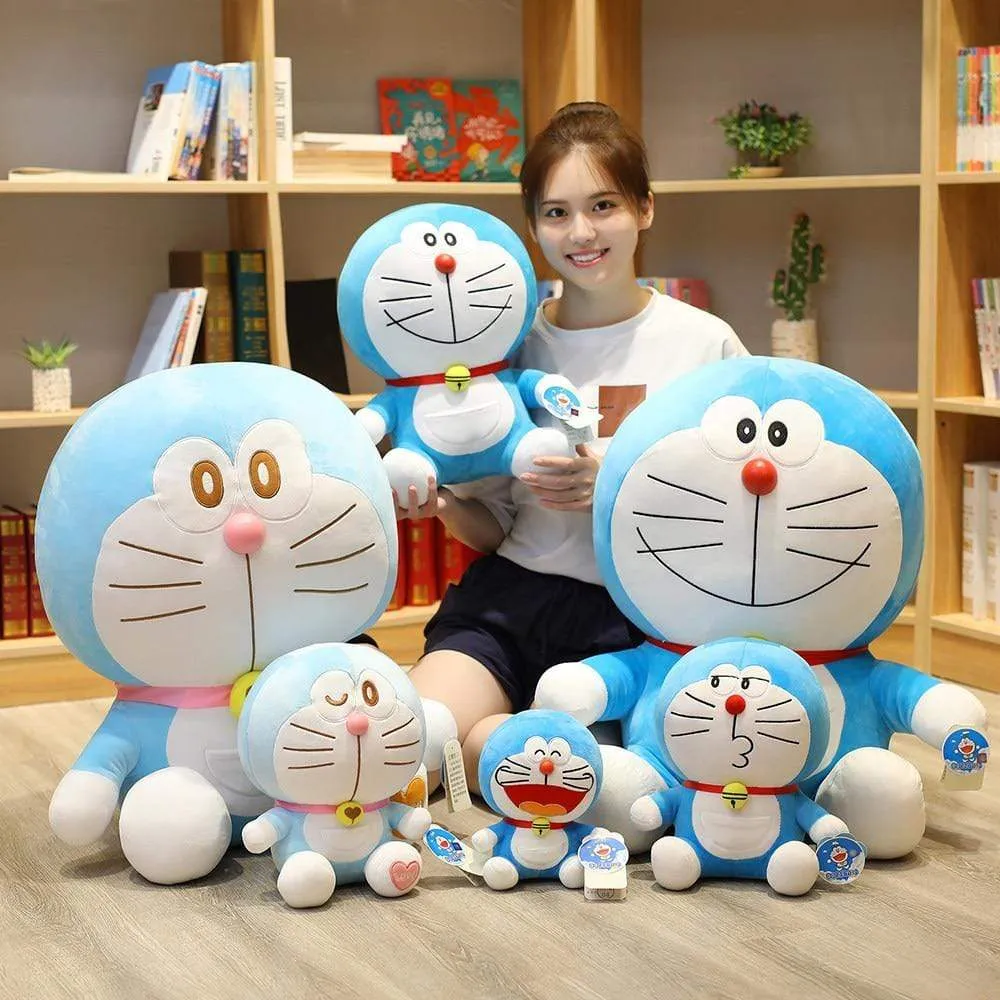 25/35/50cm Stand By Me Doraemon Plush Toys Cute Cat doll Soft Stuffed Animals Pillow Baby Toy For Kids Gifts Doraemon