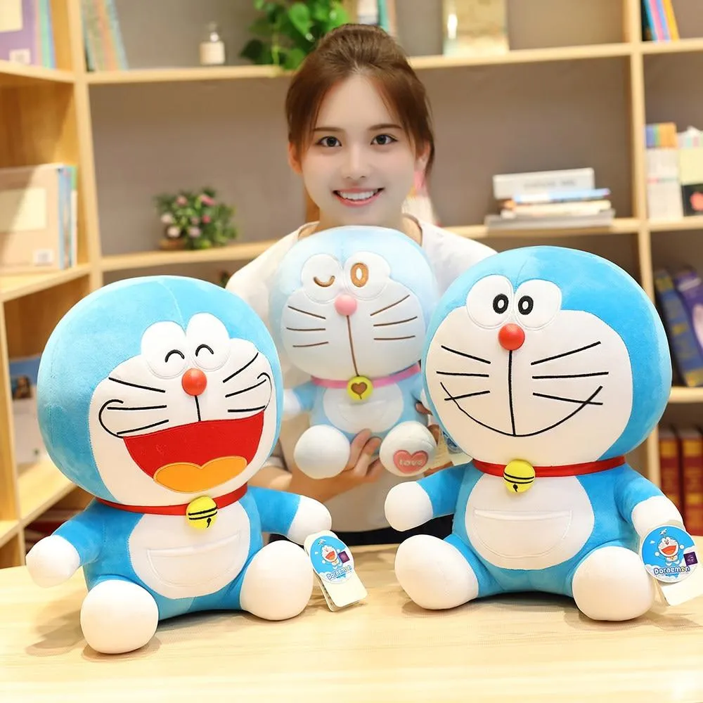 25/35/50cm Stand By Me Doraemon Plush Toys Cute Cat doll Soft Stuffed Animals Pillow Baby Toy For Kids Gifts Doraemon