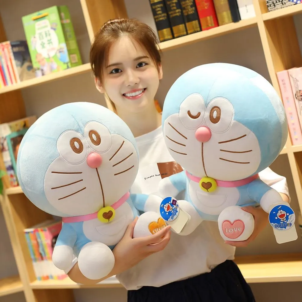 25/35/50cm Stand By Me Doraemon Plush Toys Cute Cat doll Soft Stuffed Animals Pillow Baby Toy For Kids Gifts Doraemon