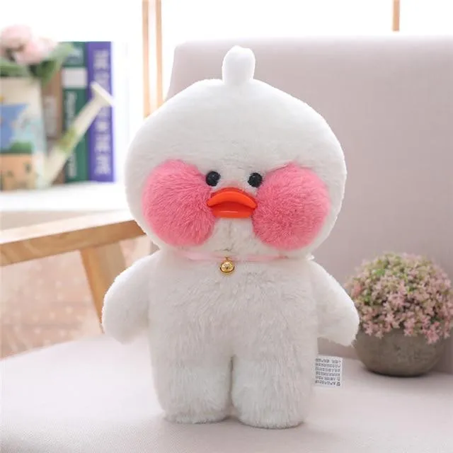 30cm Lovely LaLafanfan Cafe Duck Plush Cartoon Toys Stuffed Duck Dolls Soft Animal Pillow for Kids Children Girls Birthday Gifts