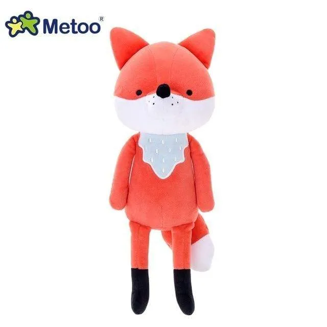 35cm Metoo Cartoon Stuffed Animals Plush Toys Fox Raccoon Giraffe Squirrel Koala Dolls For Kids Girls Birthday Christmas Gifts