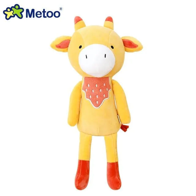 35cm Metoo Cartoon Stuffed Animals Plush Toys Fox Raccoon Giraffe Squirrel Koala Dolls For Kids Girls Birthday Christmas Gifts