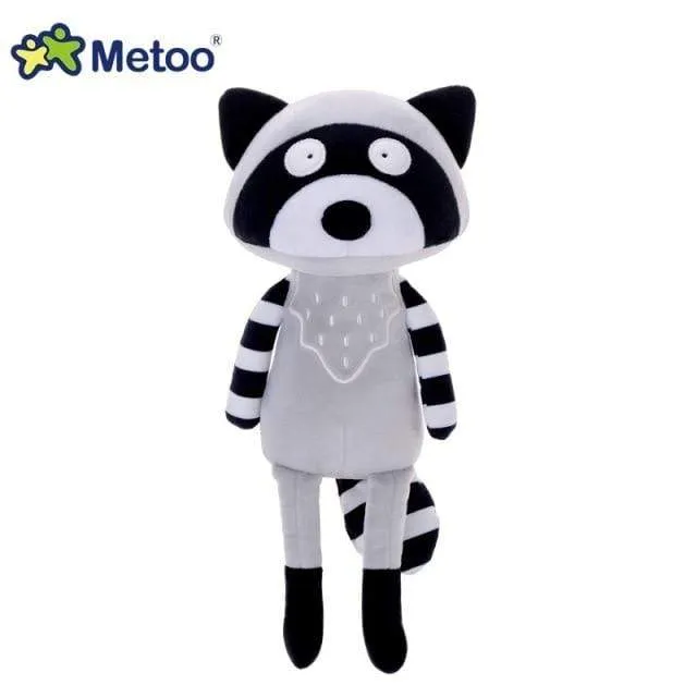 35cm Metoo Cartoon Stuffed Animals Plush Toys Fox Raccoon Giraffe Squirrel Koala Dolls For Kids Girls Birthday Christmas Gifts