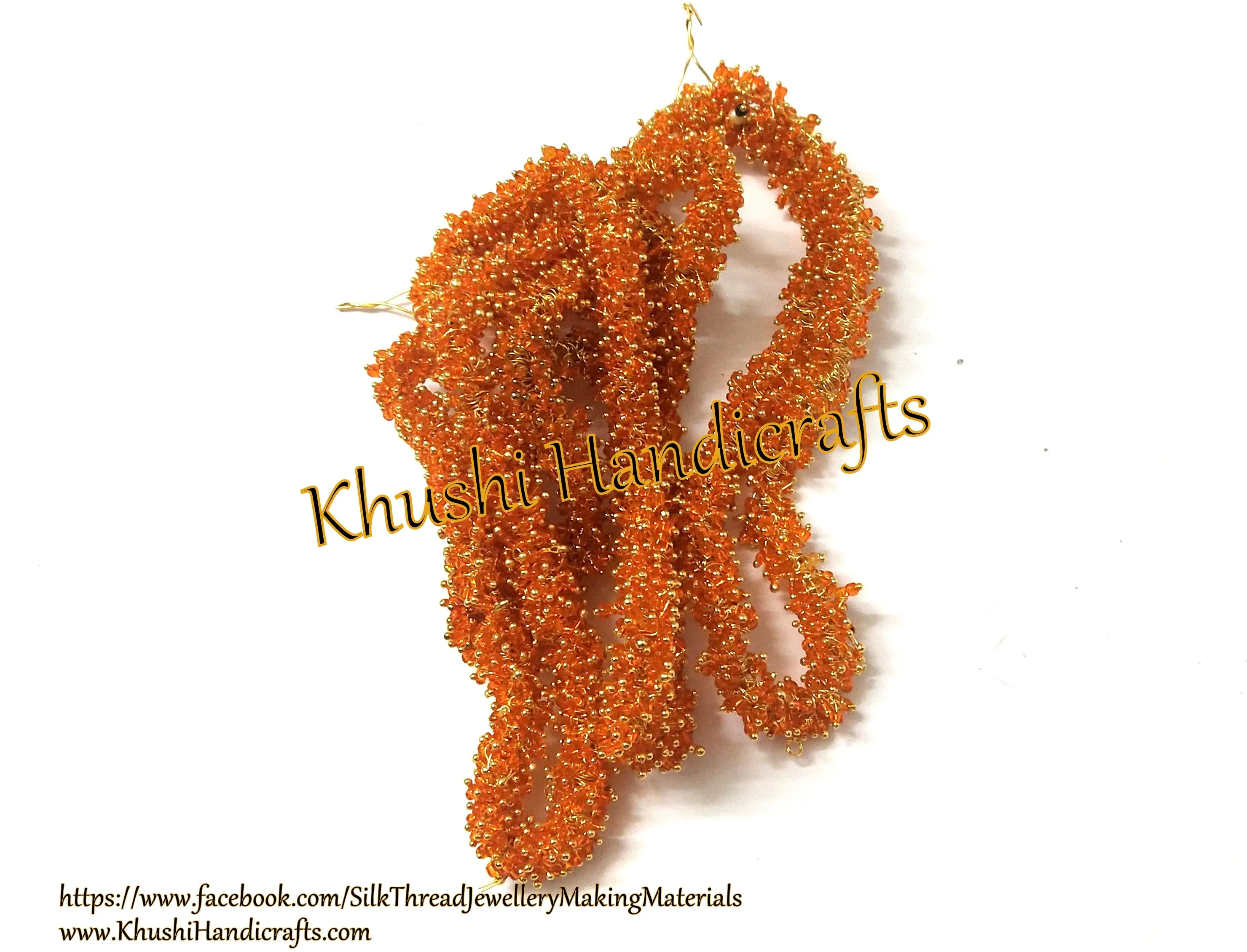 50 grams Orange Loreal /Loreals for Jewellery making