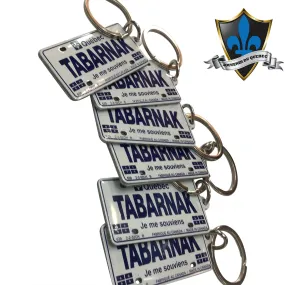 6 Tabarnak Quebec Metal Keychain