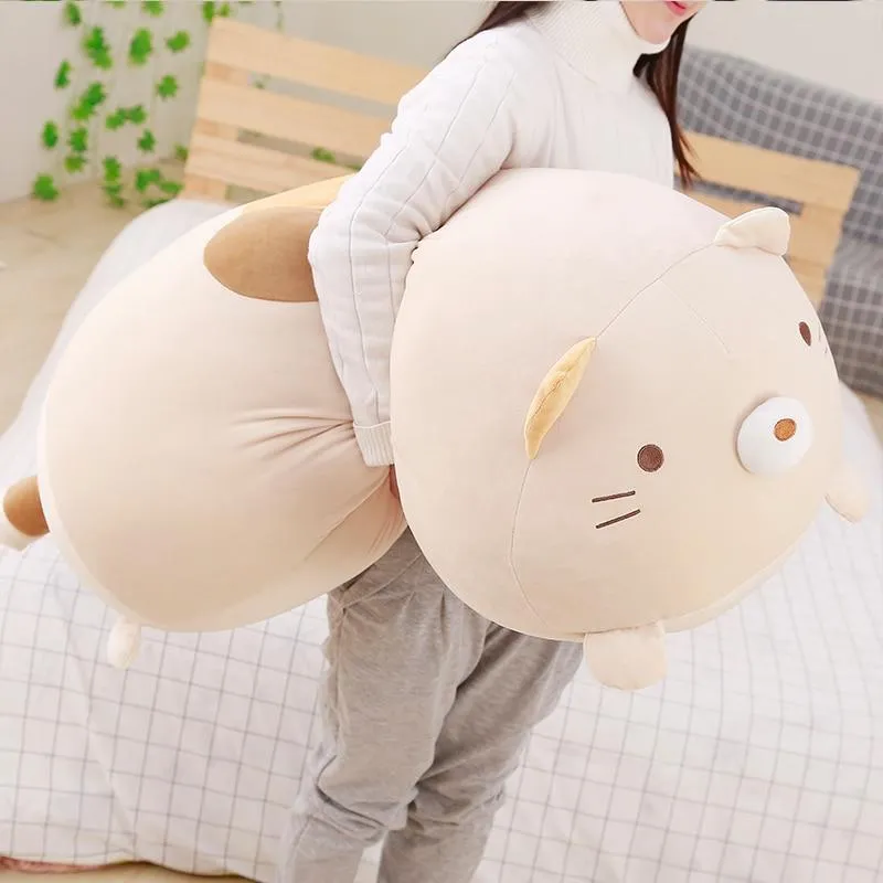 60/90cm Giant Corner Bio Pillow Japanese Animation Sumikko Gurashi Plush Toy Stuffed Soft Cartoon Kids Girls Valentine Gifts