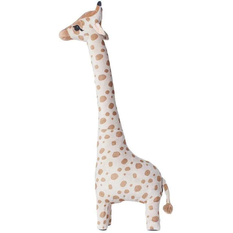 67cm Simulation Standing Giraffe Plush Toy hold pillow Soft Stuffed Animal Sophie deer Sleeping Doll Toy kids baby Birthday Gift