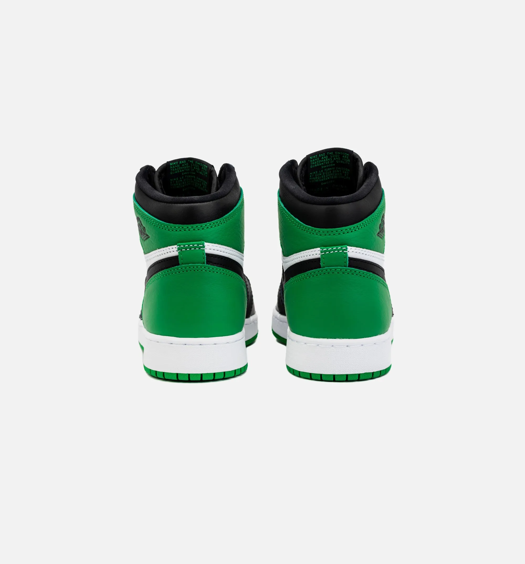 Air Jordan 1 Retro High OG Lucky Green Grade School Lifestyle Shoe - Green/Black