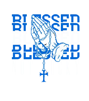 Air Jordan 1 Royal Reimagined | Illcurrency Black T-Shirt (Blessed not lucky)