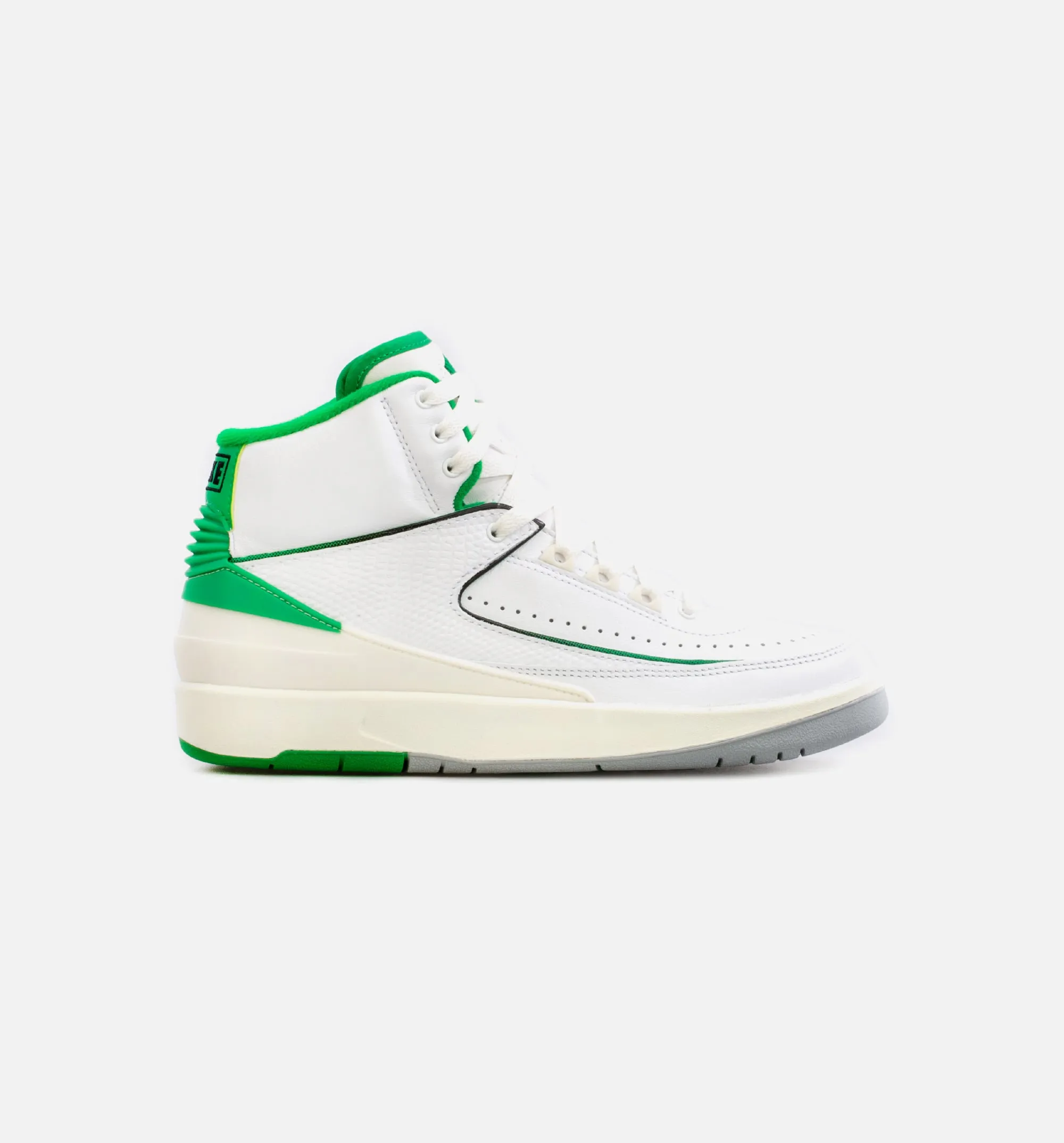 Air Jordan 2 Retro Lucky Green Grade School Lifestyle Shoe - White/Green