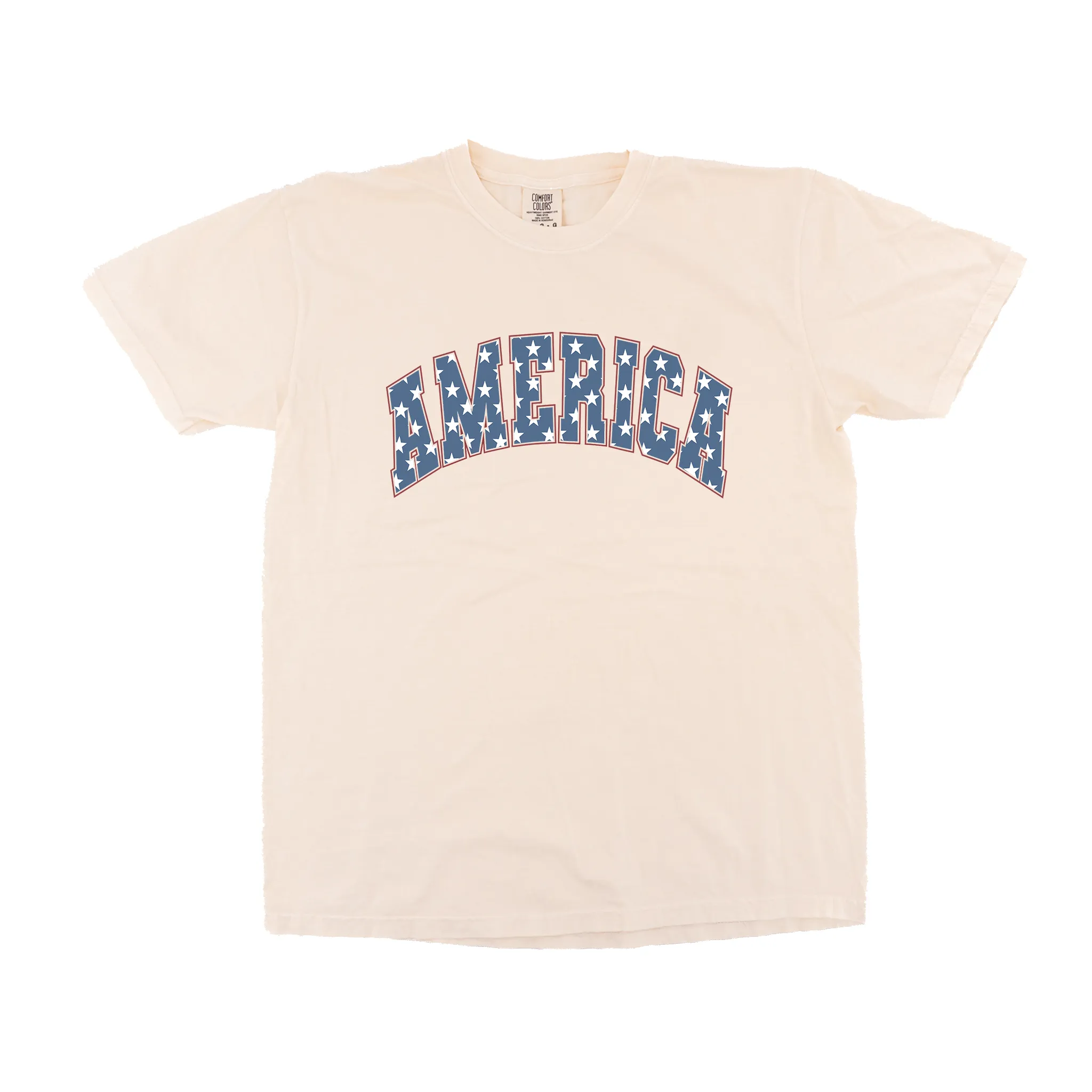 America (Stars) - Tee (Vintage Natural, Short Sleeve)