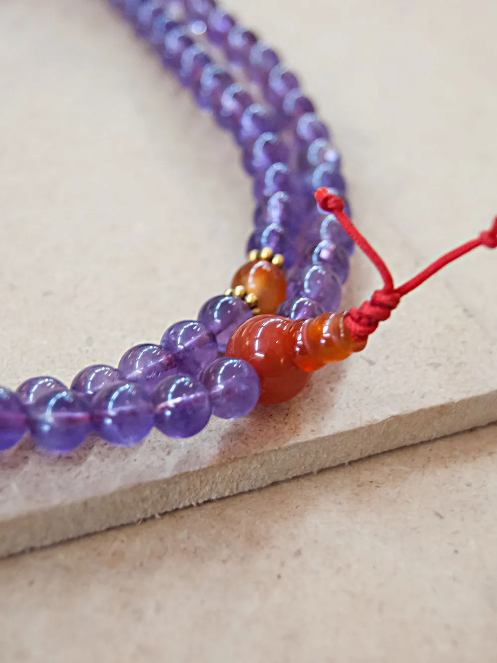 Amethyst Mala Bead