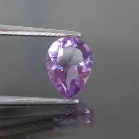 Amethyst | pear cut lavender 7x5mm, 0.7ct, VS clarity, Brasil