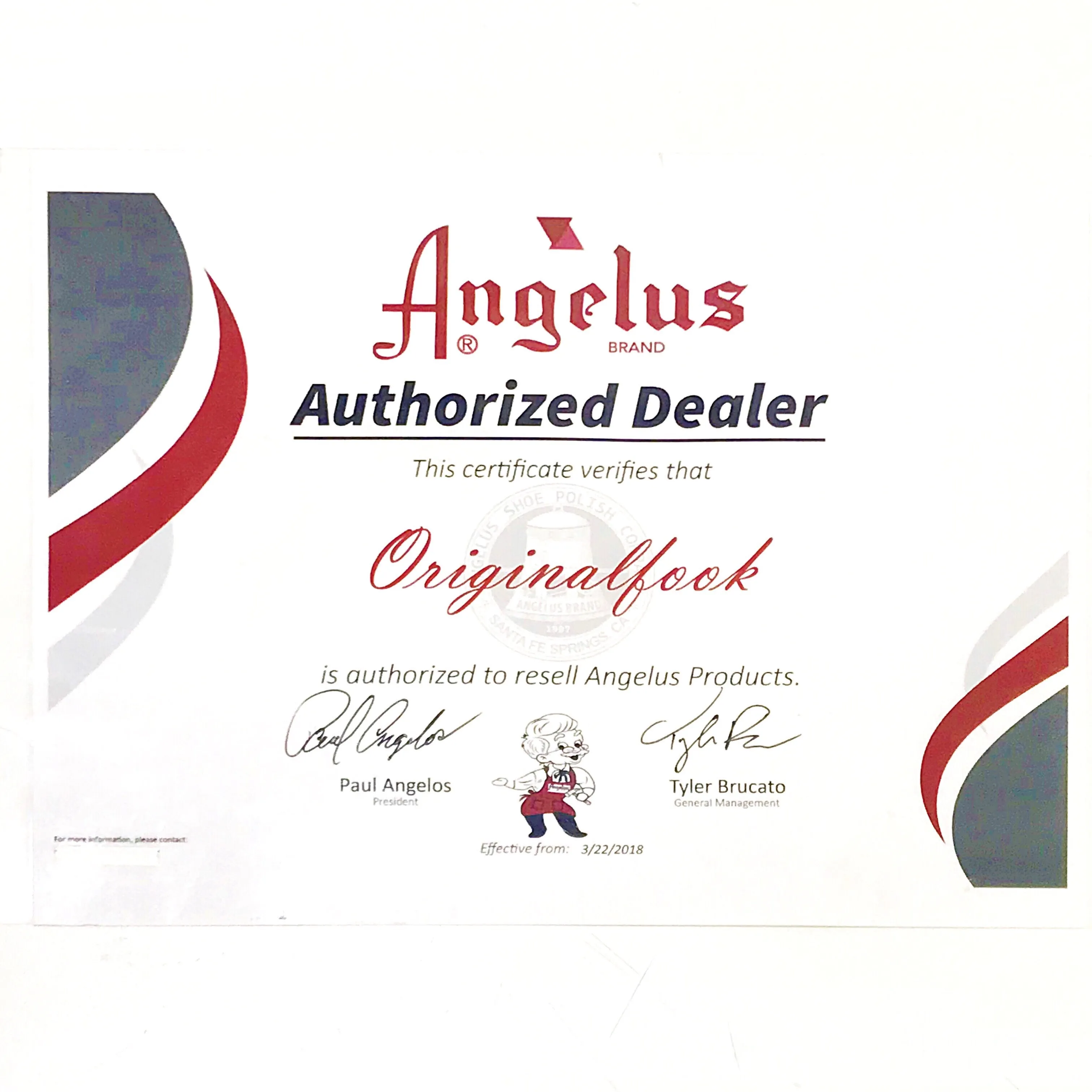 Angelus Leather Paint Georgia Peach