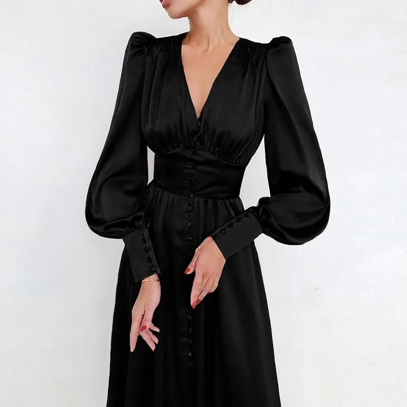 Années 30 Robe Midi Biais Glamour Vintage