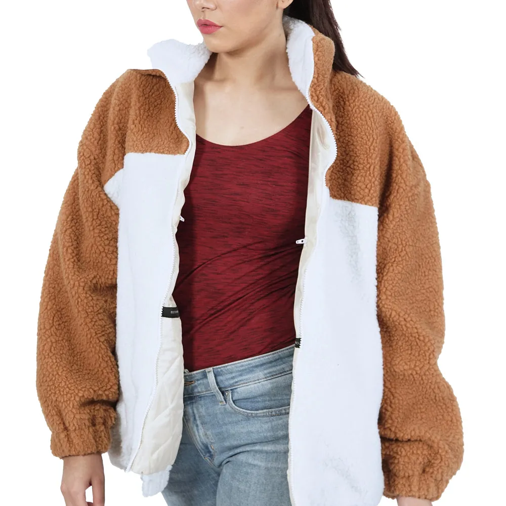 Arcadia Sherpa Oversized Jacket