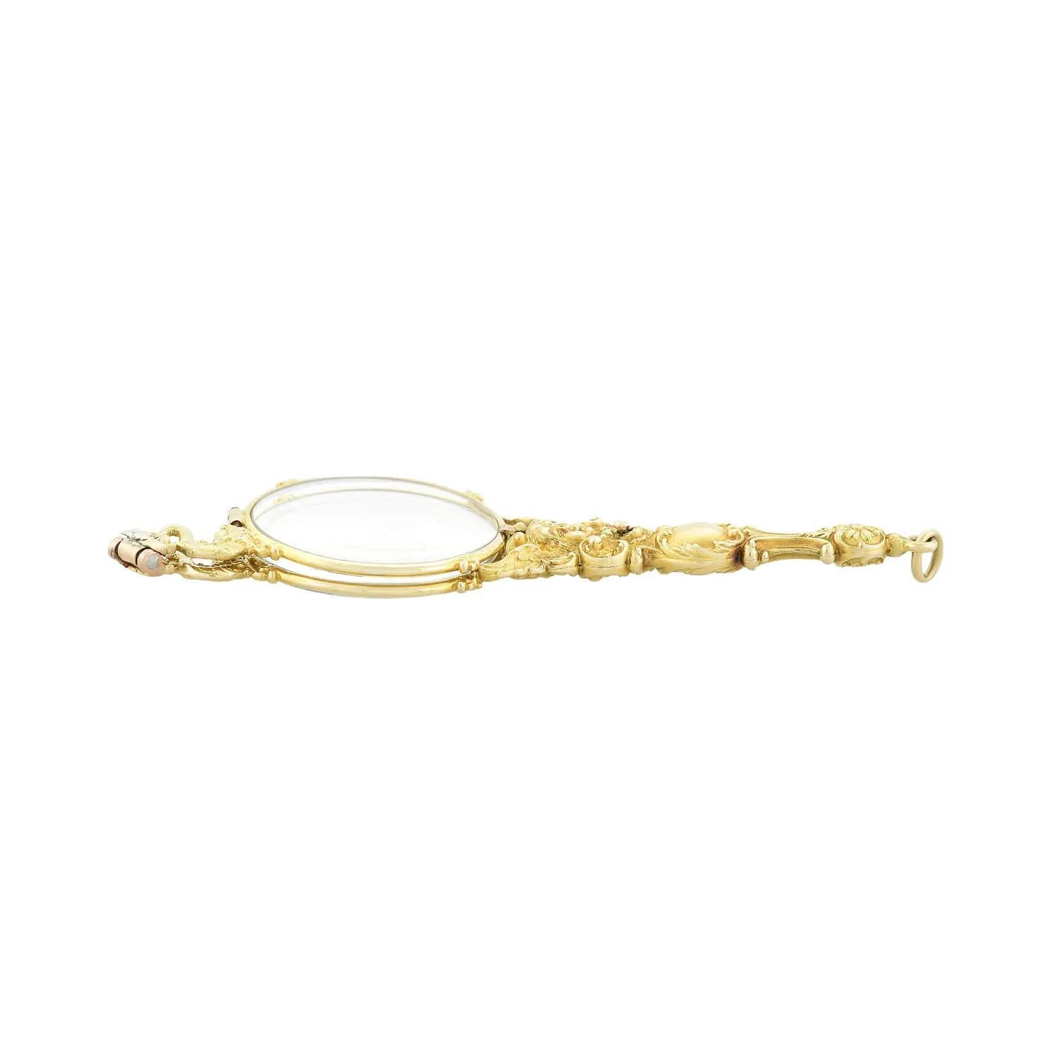 Art Nouveau 14kt Expandable Lorgnette Glasses