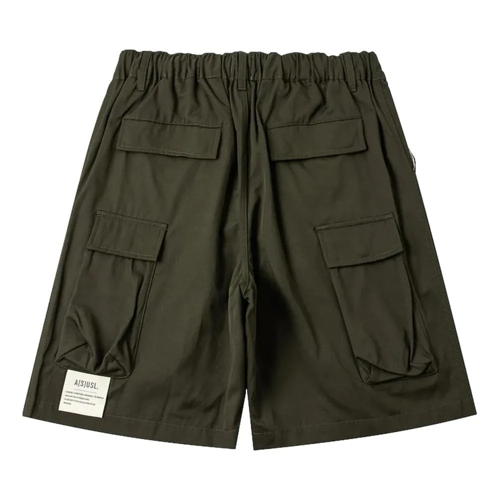 A[S]USL FRONT POCKET EASY SHORTS-OLIVE