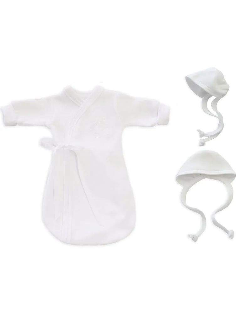 Baby Funeral Gown, White