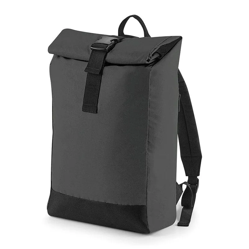 BagBase BG138 Reflective Roll-Top Backpack