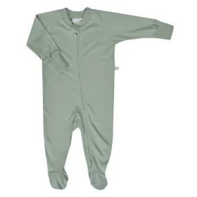 Bamboo baby sleeper - Moss Green